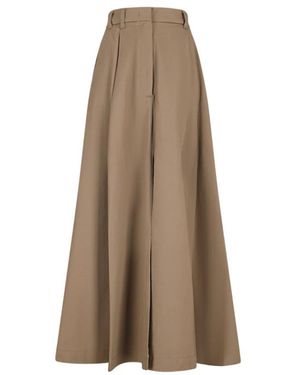 Thelatest Wide Trousers - Natural