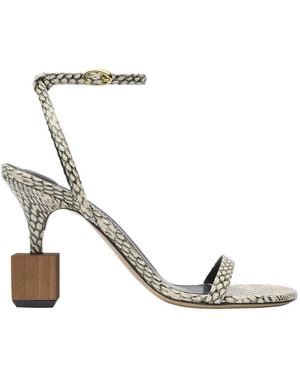Jacquemus High Heel Sandals - Metallic