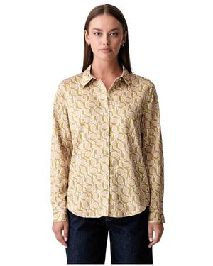 Joop! Overhemden ,Veelkleurig ,Polyester Bliss 2 Shirt - Naturel