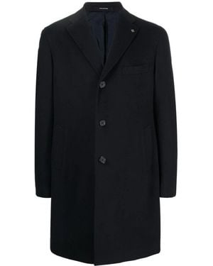 Tagliatore Jassen ,Blauw ,Wol Bruce Medio Jas - Zwart