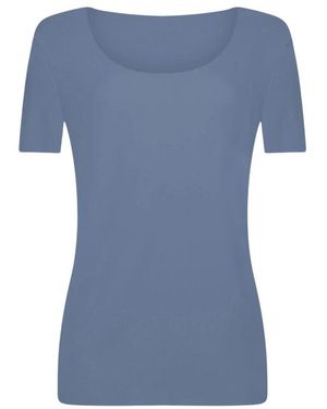 Wolford Schlichtes Mattes Top - Blau