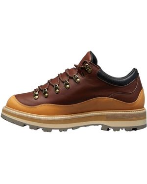 Moncler Schoenen ,Bruin ,Leer Peka 305 Derby Schoenen