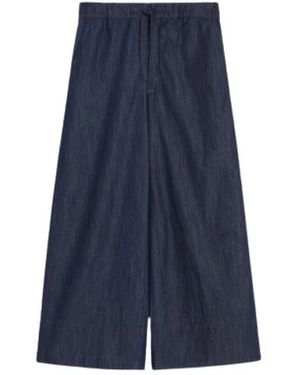 Max Mara Wide Trousers - Blauw