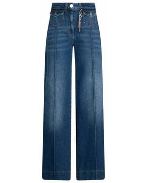 Liu Jo Wide Jeans - Bleu