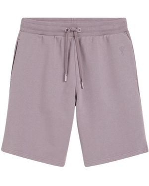 Ami Paris Casual Shorts - Purple