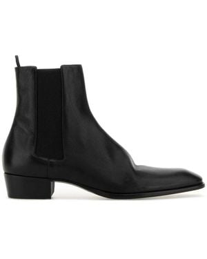 Saint Laurent Cowboy & Biker Boots - Black