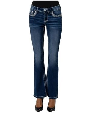Miss Me Boot-Cut Jeans - Blue