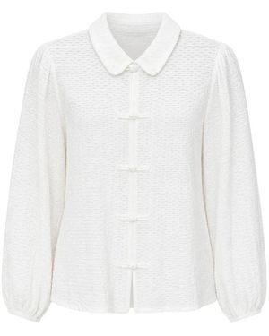 2-Biz Overhemden ,Wit ,829 Cloud Blouse