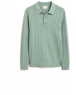 GANT Trui Met Ronde Hals - Groen