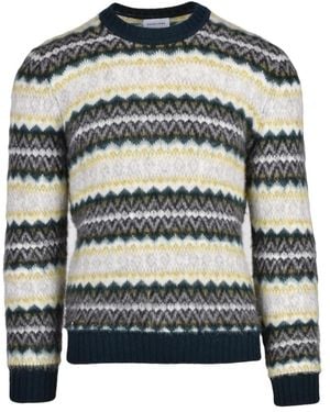 Scaglione Round-Neck Knitwear - Grey