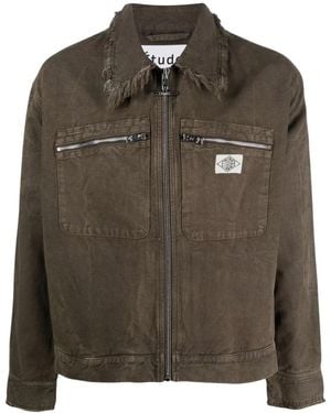 Etudes Studio Denim Jackets - Verde