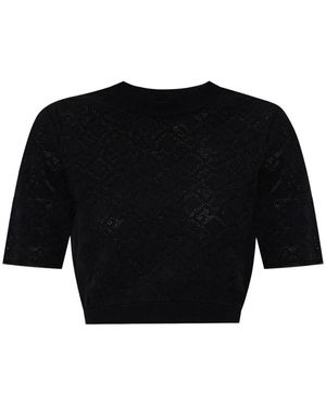 Givenchy Round-Neck Knitwear - Negro