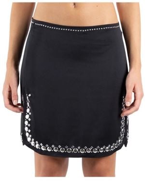 Rabanne Short Skirts - Negro