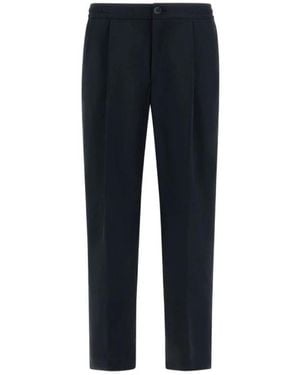 Herno Gekreukte Broek - Blauw