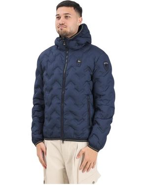 Blauer Winter Jackets - Blue