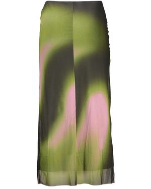 Desigual Cracovia Lange Rok - Groen
