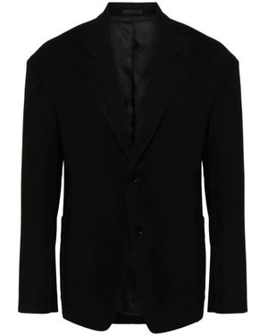 Lanvin Jas Met Brede Schouders - Zwart