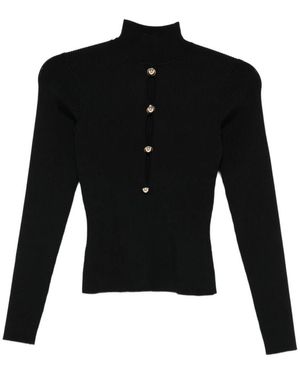 Self-Portrait Turtlenecks - Black