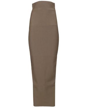 Rick Owens Maxi Skirts - Natural