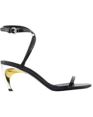 McQueen High Heel Sandals - Metallic