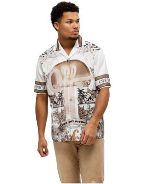 Off The Pitch Short Sleeve Shirts - Blanc