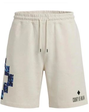 Marcelo Burlon Casual Shorts - Grey