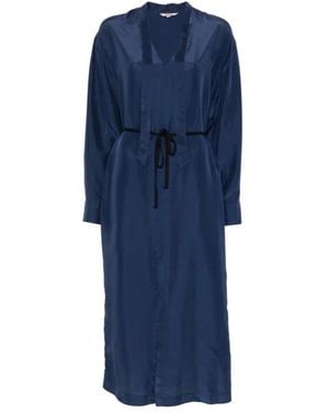 Barena Wrap Dresses - Blue
