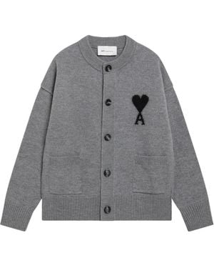 Ami Paris Cardigans - Gris