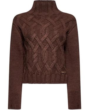 Silvian Heach Turtlenecks - Marron