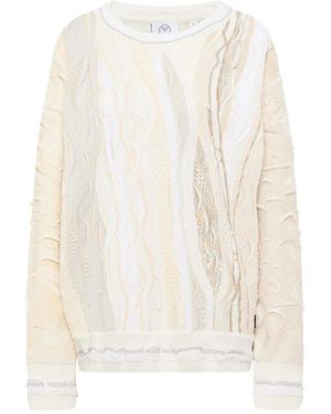 carlo colucci Round-Neck Knitwear - White