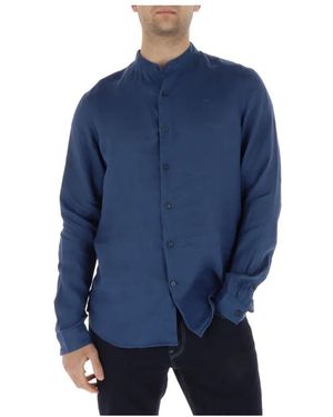Timberland Overhemden ,Blauw ,Linnen Mill Brook Linen Shirt