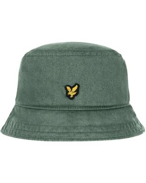 Lyle & Scott Stylische Baumwollkappe Mit Einzigartigem Druck - Grün