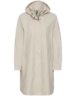 Camel Active Stilvolle jacke mit kapuze und taschen - Natur