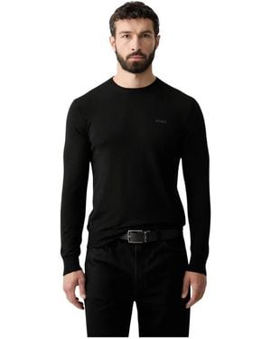 Guess Round-Neck Knitwear - Negro