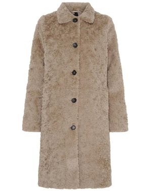 Notyz Single-Breasted Coats - Natural