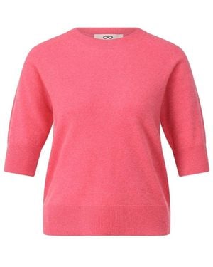 SMINFINITY Kaschmir kurzarm pullover - Pink