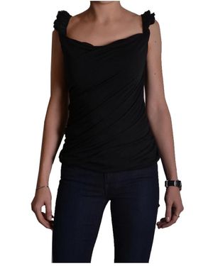 DSquared² Sleeveless Tops - Black