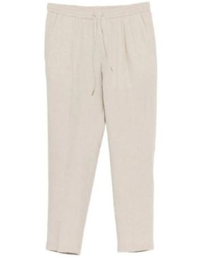 BRIGLIA Wide Trousers - Natural