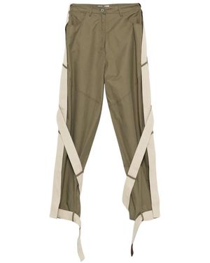 The Attico Straight Broeken - Groen