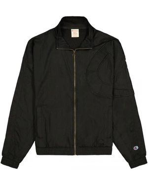 Champion Jassen ,Zwart ,Zwarte Geborduurde Logo Bomberjack