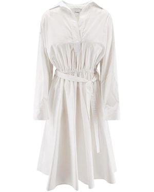 Nude Shirt Dresses - Bianco