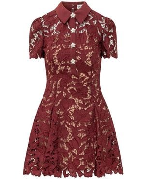 Self-Portrait Short Dresses - Rojo