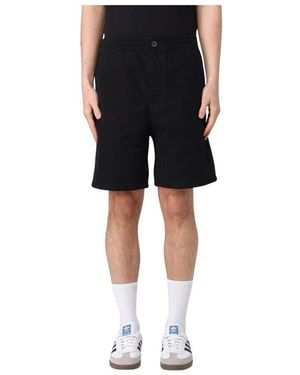 A.P.C. Lässige Canvas Shorts - Schwarz