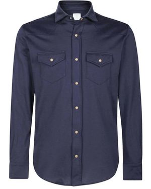 Eleventy Casual Shirts - Blue