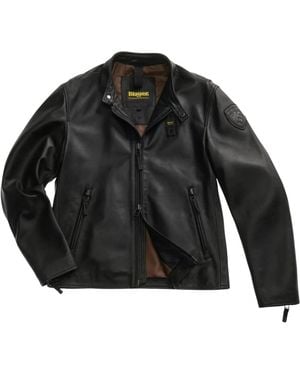 Blauer Leather Jackets - Negro
