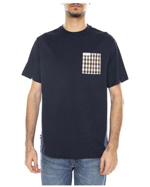 Aquascutum T-Shirts - Blue