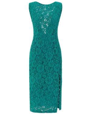 Pinko Kleedjes ,Groen ,Drupa Midi Jurk