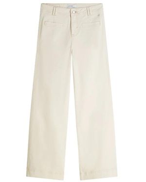Summum Wide Trousers - White