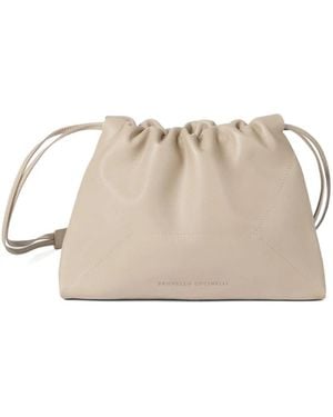 Brunello Cucinelli Bucket Bags - Natural