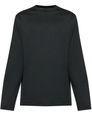 Brioni Long Sleeve Tops - Black